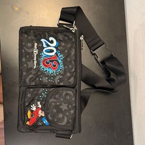 Disney Black Belt Bag or Fanny Pack with Mickey Mouse Mouse Design 2013